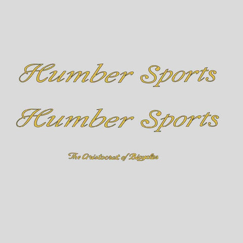 Humber Bicycle Transfers / Decals / Stickers