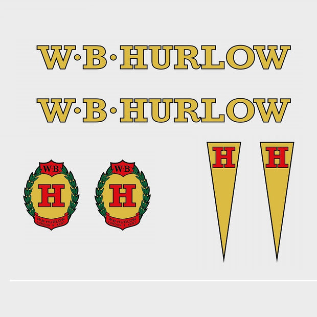 Hurlow Set 110-Bicycle Decals