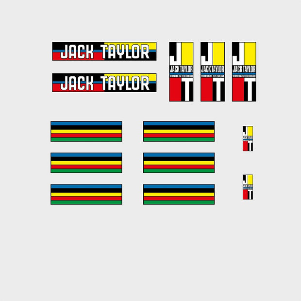 Jack Taylor Set 10-Bicycle Decals