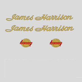 James Harrison Set 10-Bicycle Decals