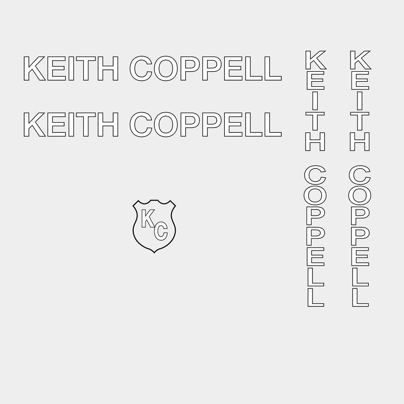 Coppell Set 3-Bicycle Decals