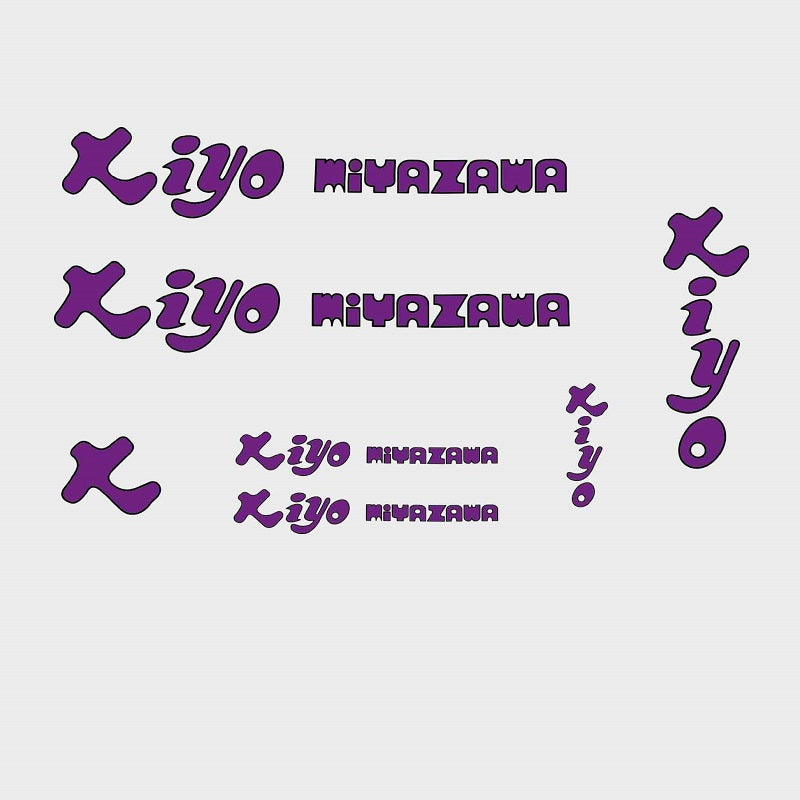 Kiyo Set 3-Bicycle Decals