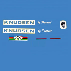 Knudsen Set 10-Bicycle Decals