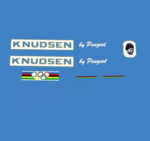 Knut Knudsen Bicycle Decals / Stickers