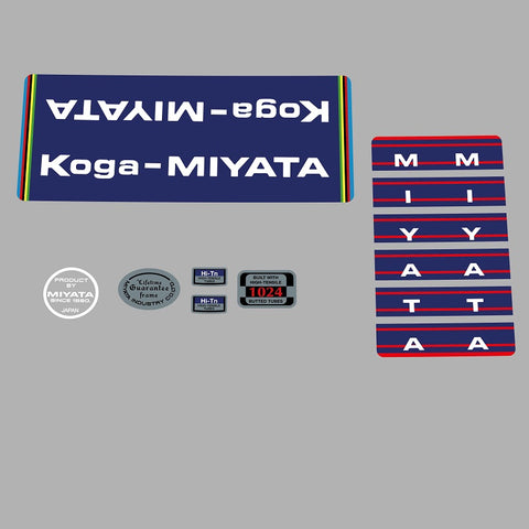 Koga Miyata Bicycle Decals / Stickers