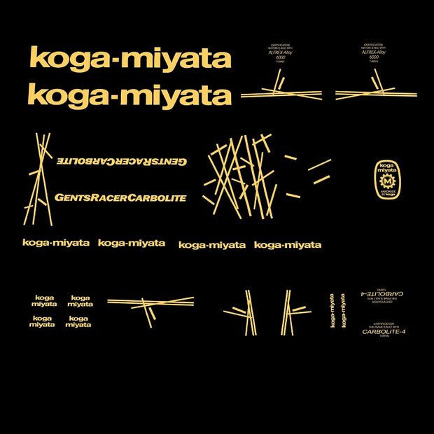 Koga Miyata Set 600-Bicycle Decals
