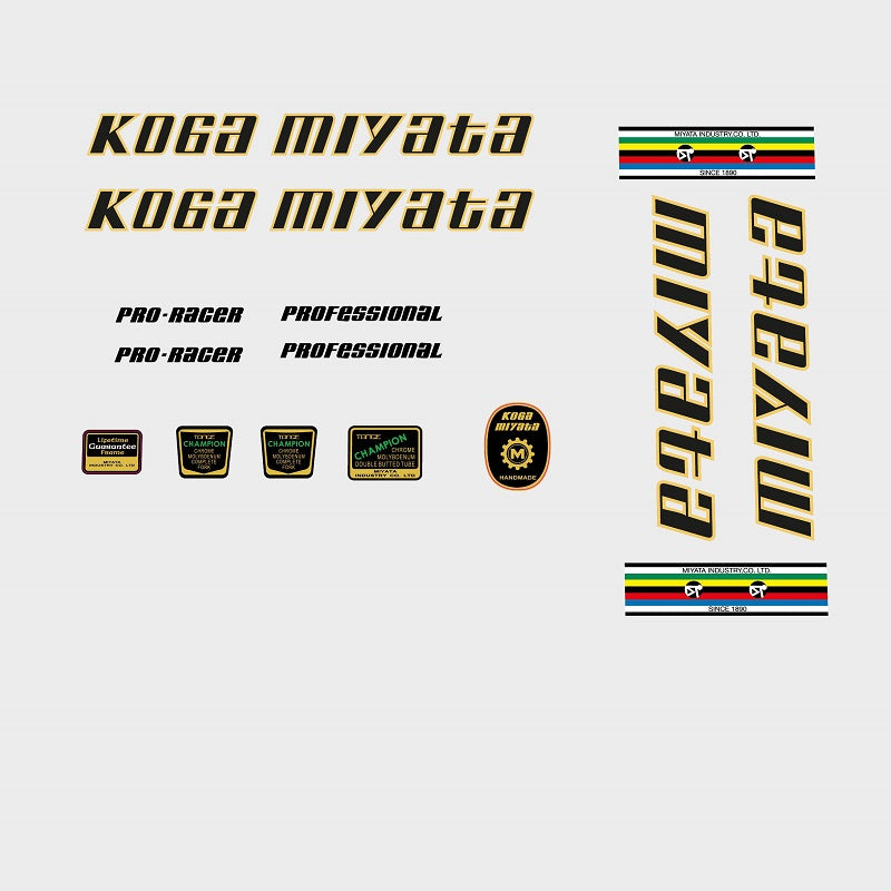 Koga Miyata Set 790-Bicycle Decals