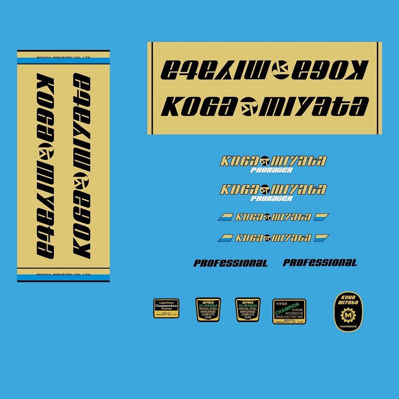Koga Miyata Set 820-Bicycle Decals