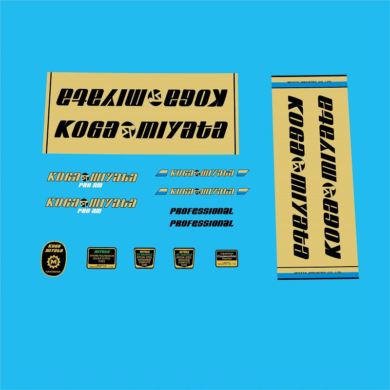Koga Miyata Set 830-Bicycle Decals