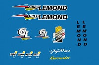 Greg LeMond Bicycle Decals / Stickers