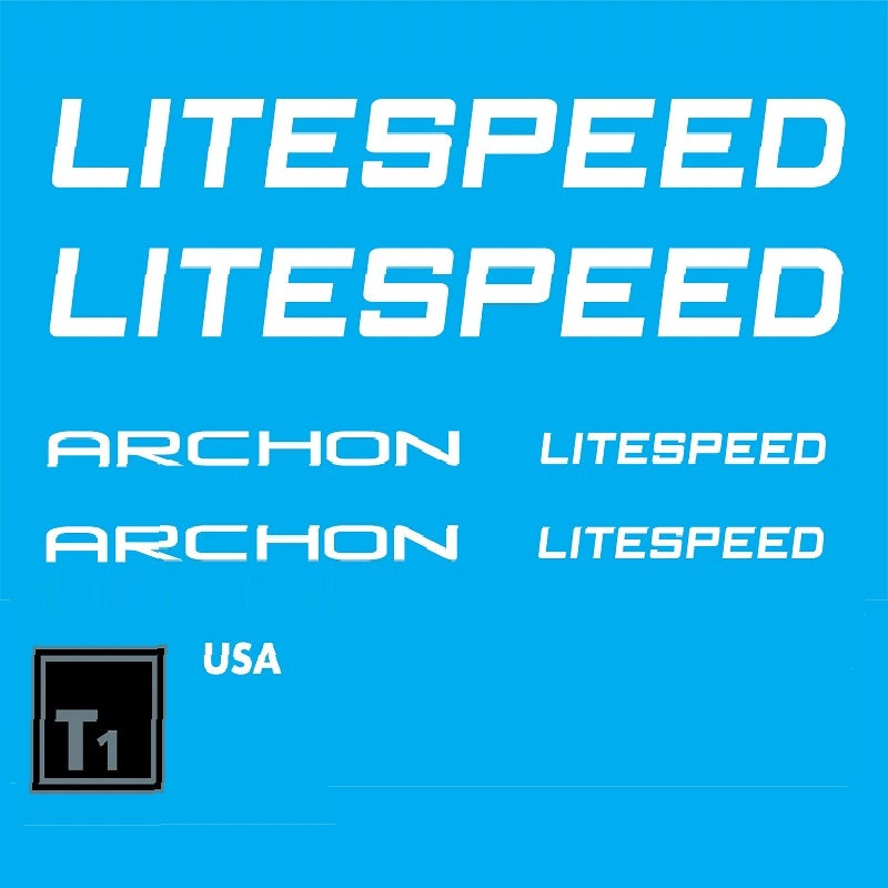 Litespeed Archon Bicycle Decals Stickers