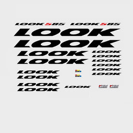 Look 585 bicycle decals - black