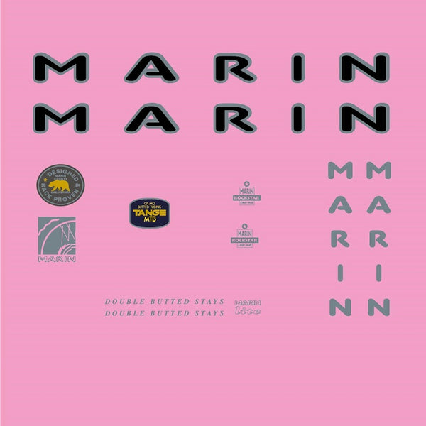 Marin Set 100-Bicycle Decals