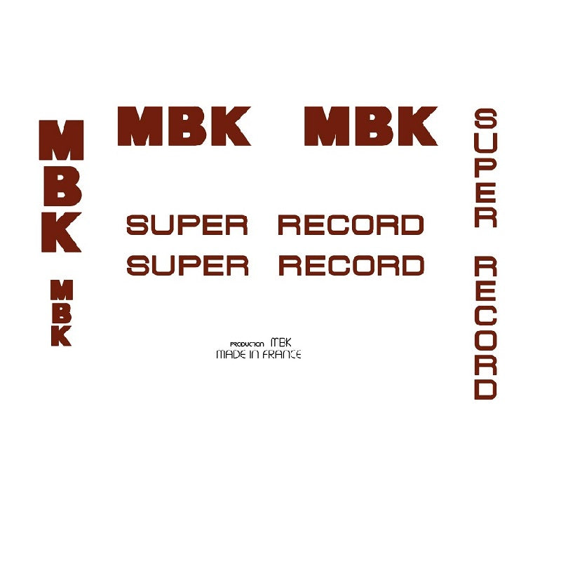 MBK Set 900-Bicycle Decals