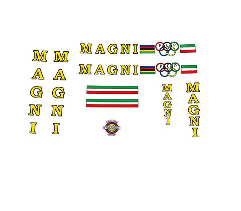 Magni Bicycle Decals / Stickers