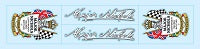 Major Nichols Set 1-Bicycle Decals