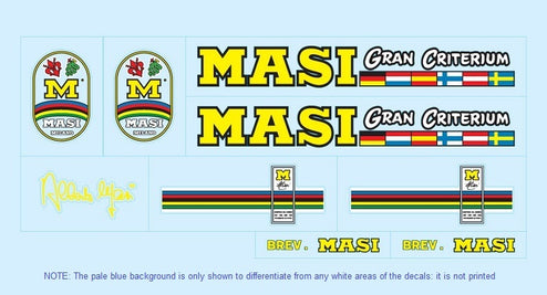 Masi Set 4-Bicycle Decals