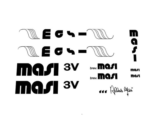Masi Set 6-Bicycle Decals