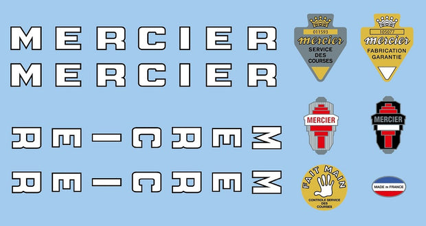 Mercier Set 01-Bicycle Decals