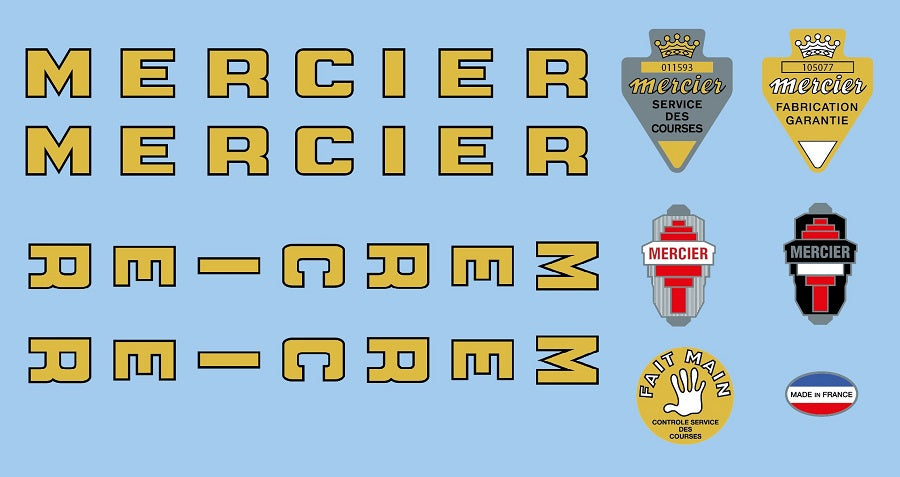Mercier Set 02-Bicycle Decals