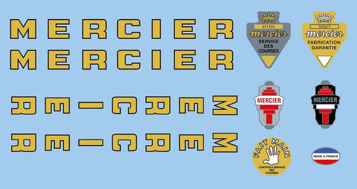 Mercier Set 02-Bicycle Decals