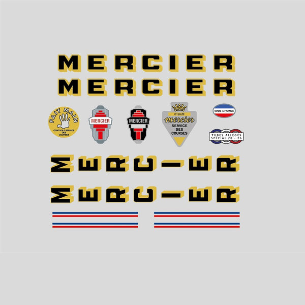 Mercier Set 0306-Bicycle Decals