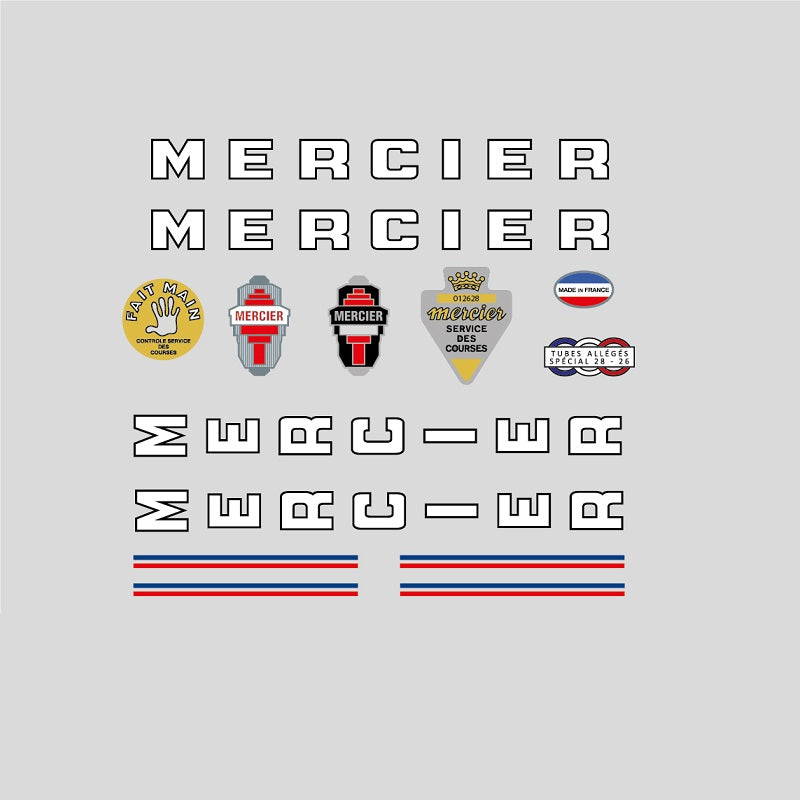 Mercier Set 0307-Bicycle Decals