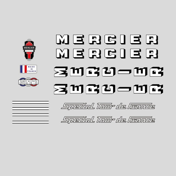 Mercier Set 0557-Bicycle Decals