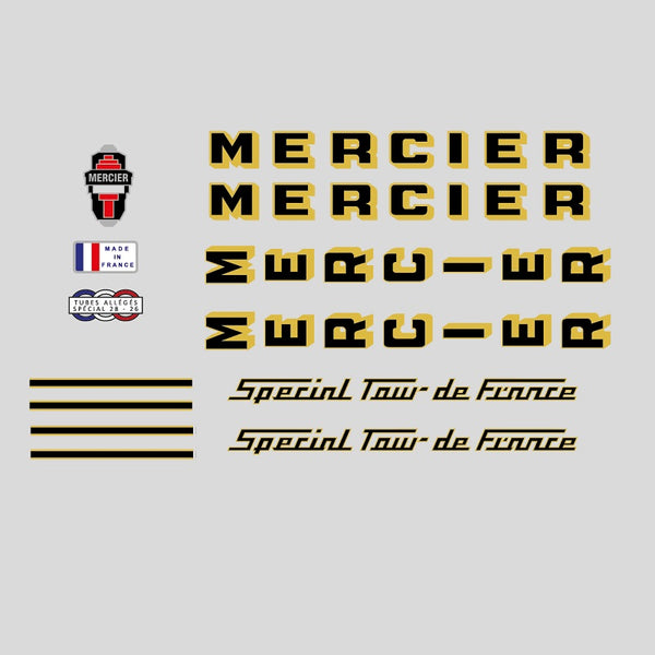 Mercier Set 0624-Bicycle Decals
