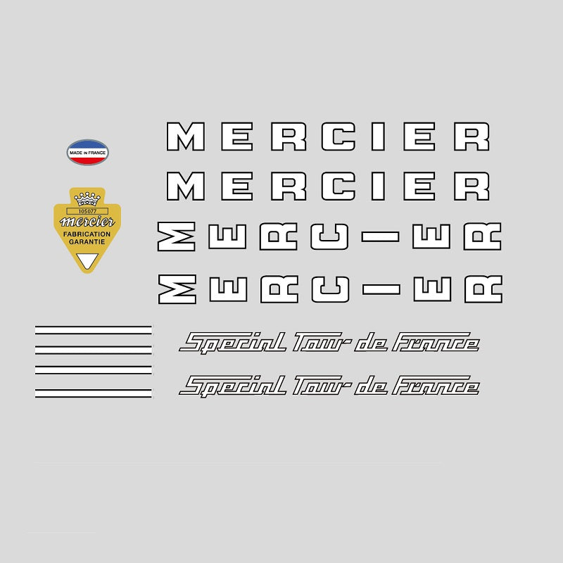 Mercier Set 0629-Bicycle Decals