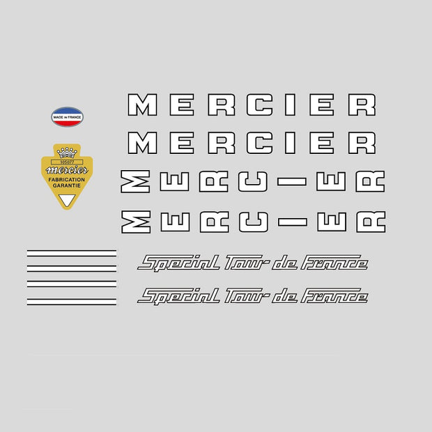 Mercier Set 0629-Bicycle Decals