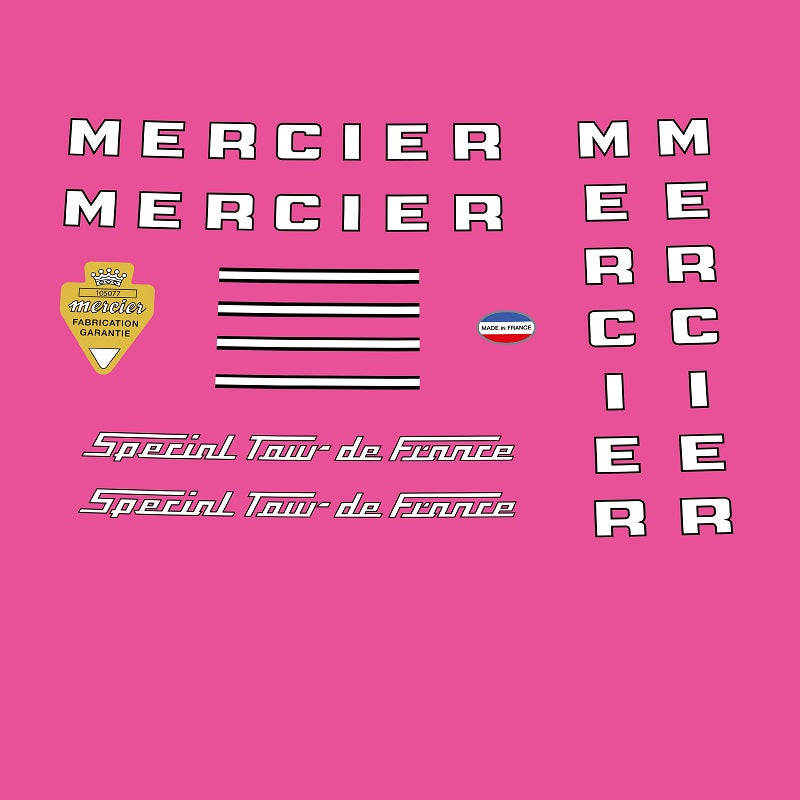 Mercier Set 200-Bicycle Decals