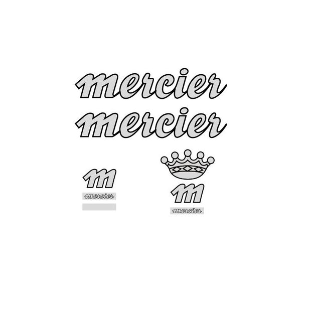 Mercier Set 20-Bicycle Decals