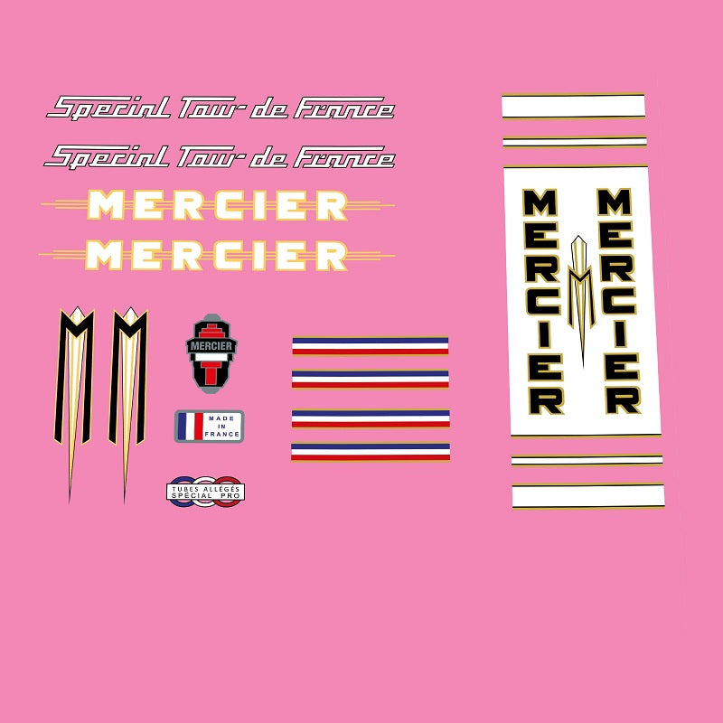 Mercier Set 36-Bicycle Decals