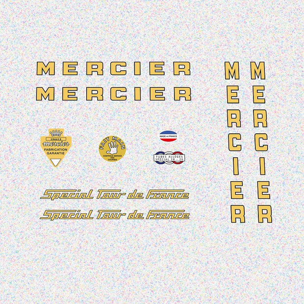 Mercier Set 505-Bicycle Decals