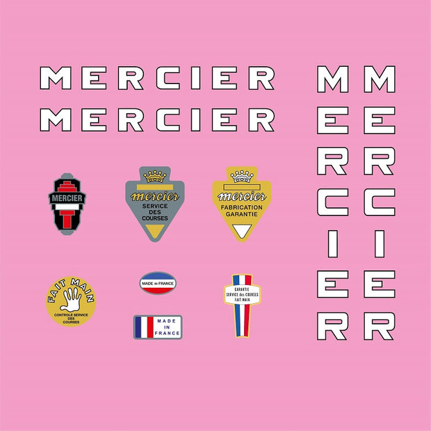 Mercier Set 750-Bicycle Decals