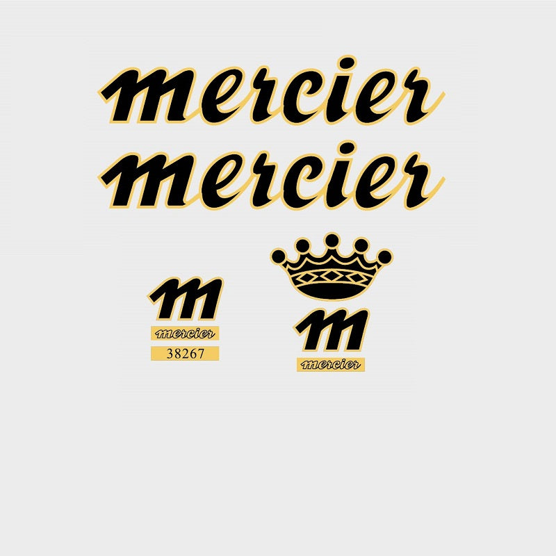 Mercier Set 800-Bicycle Decals