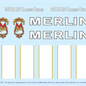Merlin SET 1-Bicycle Decals