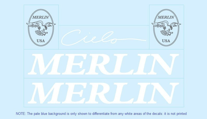 Merlin SET 2-Bicycle Decals
