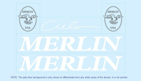 Merlin SET 2-Bicycle Decals