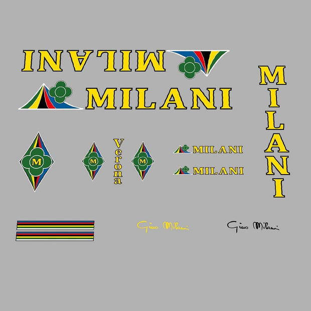Milani Set 750-Bicycle Decals