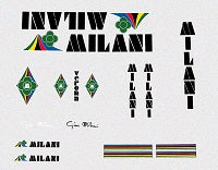 Milani Bicycle Decals / Stickers