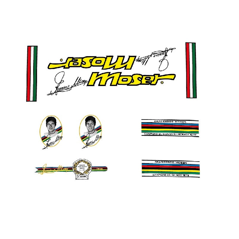 Moser Set 11-Bicycle Decals