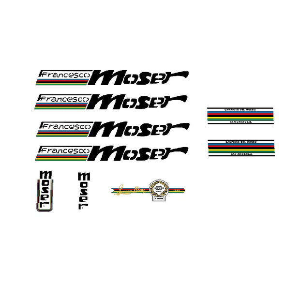 Moser Set 15-Bicycle Decals