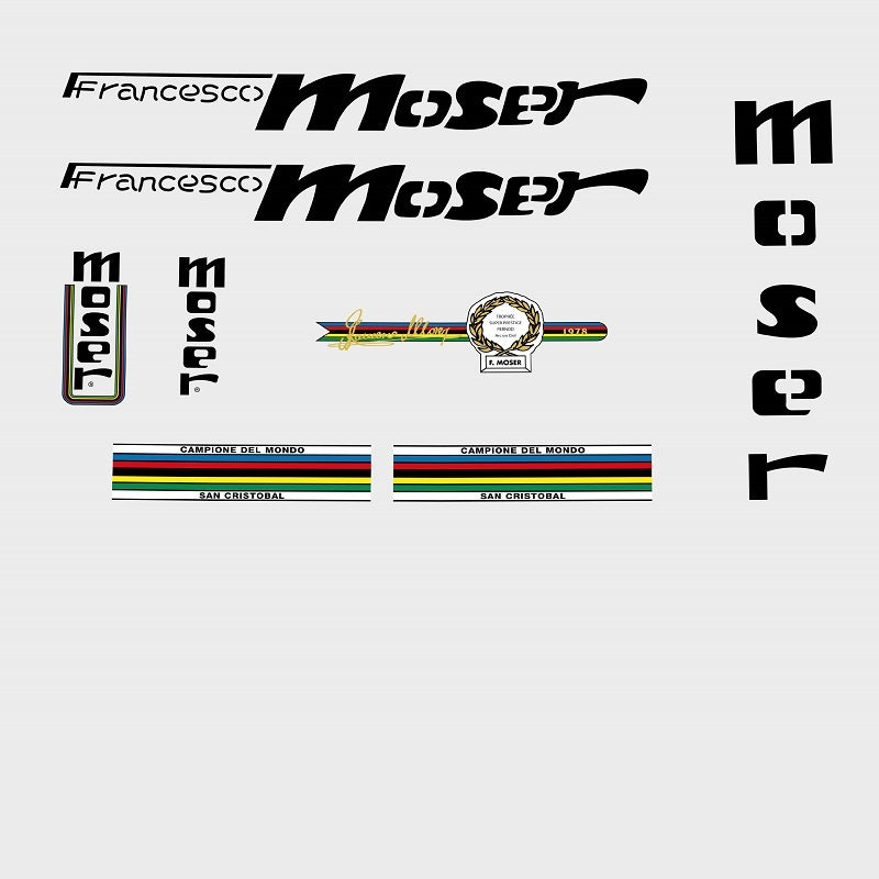 Moser Set 1-Bicycle Decals