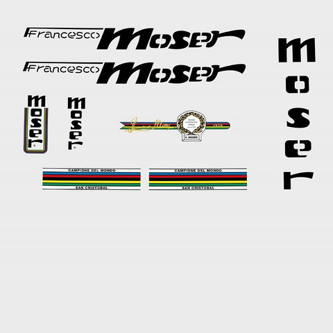 Moser Bicycle Decals / Stickers