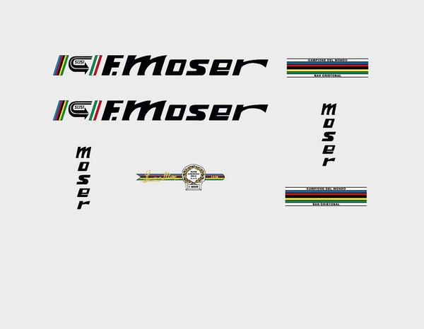 Moser Set 25-Bicycle Decals