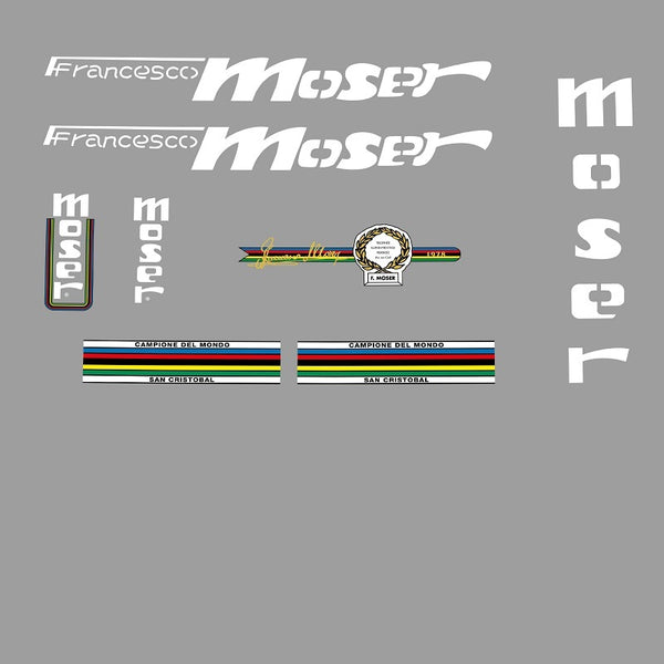 Moser Set 2-Bicycle Decals