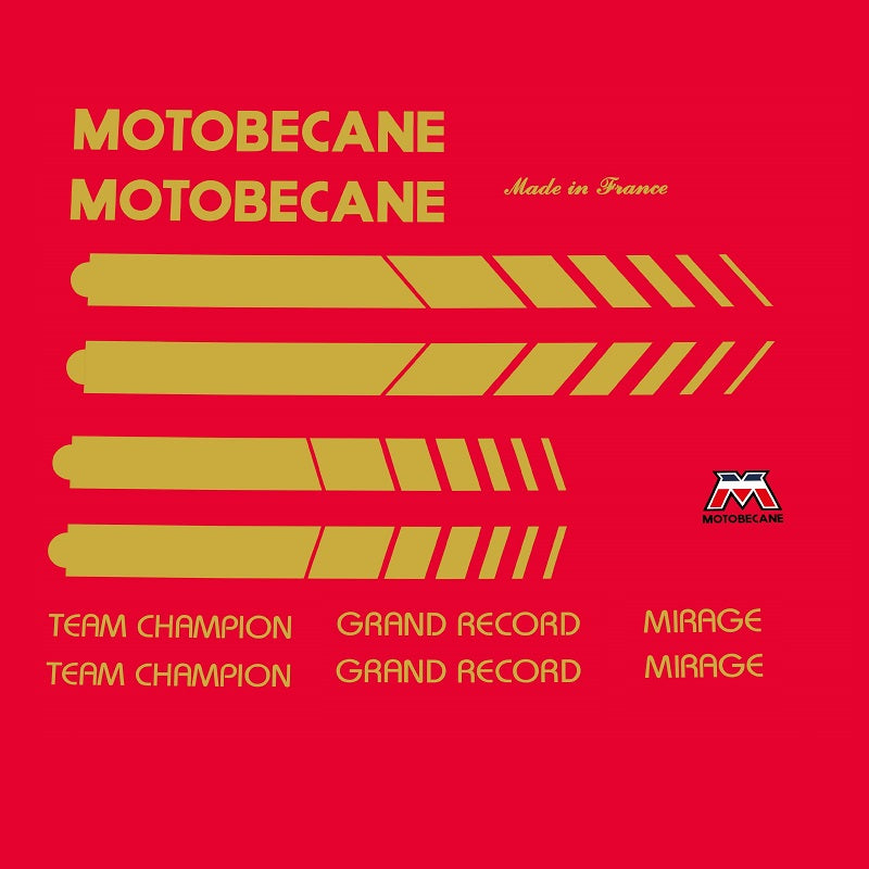 Motobecane Set 510-Bicycle Decals