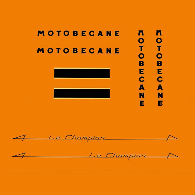 Motobecane Set 550-Bicycle Decals